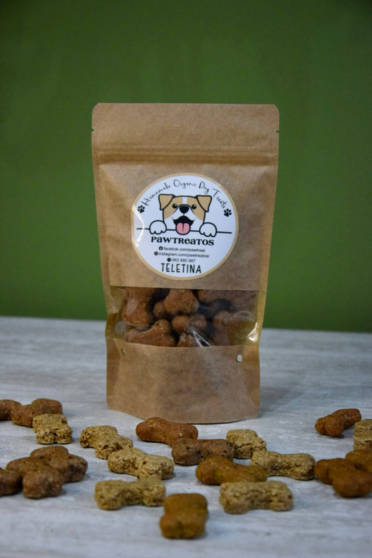 Keksi teletina PAWTREATOS 150g