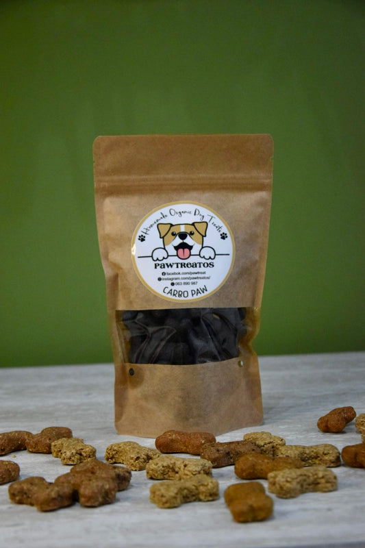 Keksi CARBO PAW PAWTREATOS 150g